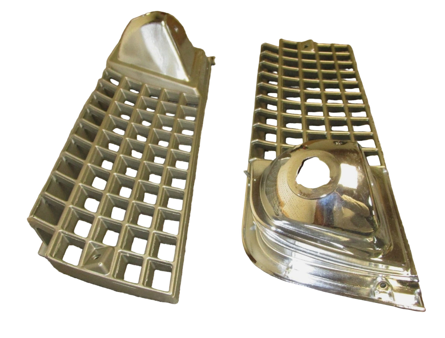 1970 corvette Die Cast Triple Chrome Plated Front Grilles (Pair)