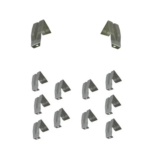 1963-1965 Corvette Rocker Molding Tab Car Set (12)