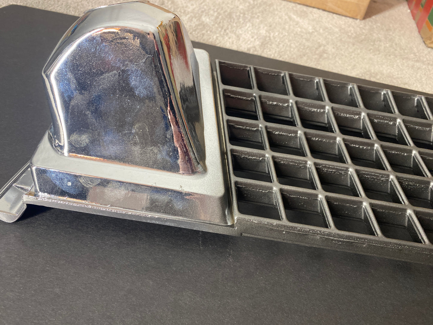1972 corvette Die Cast Triple Chrome Plated Front Grilles (Pair)