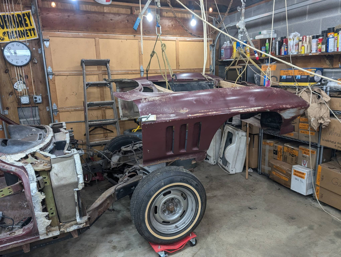October 2026 1965 Corvette Quarter Panel And Front End Installation Class.