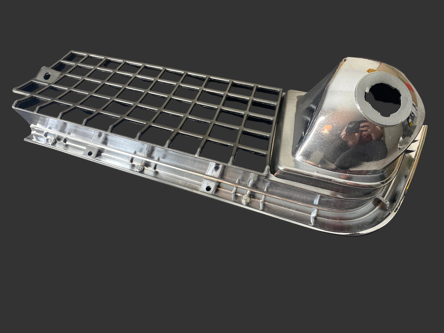 1972 corvette Die Cast Triple Chrome Plated Front Grilles (Pair)