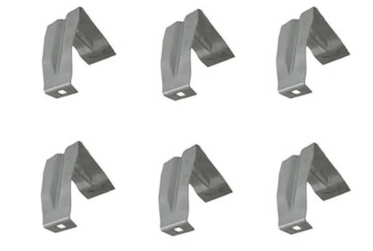 1966-1967 Corvette Rocker Molding Tab Car Set (6)