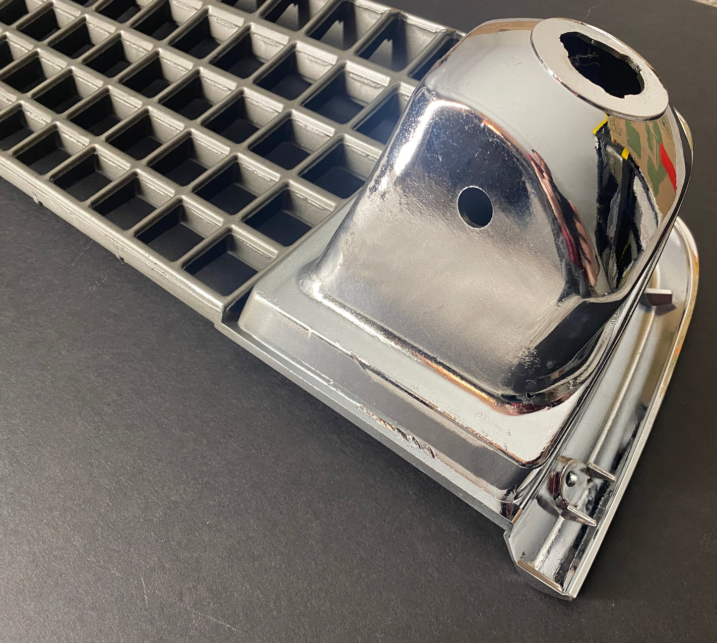 1971 corvette Die Cast Triple Chrome Plated Front Grilles (Pair)