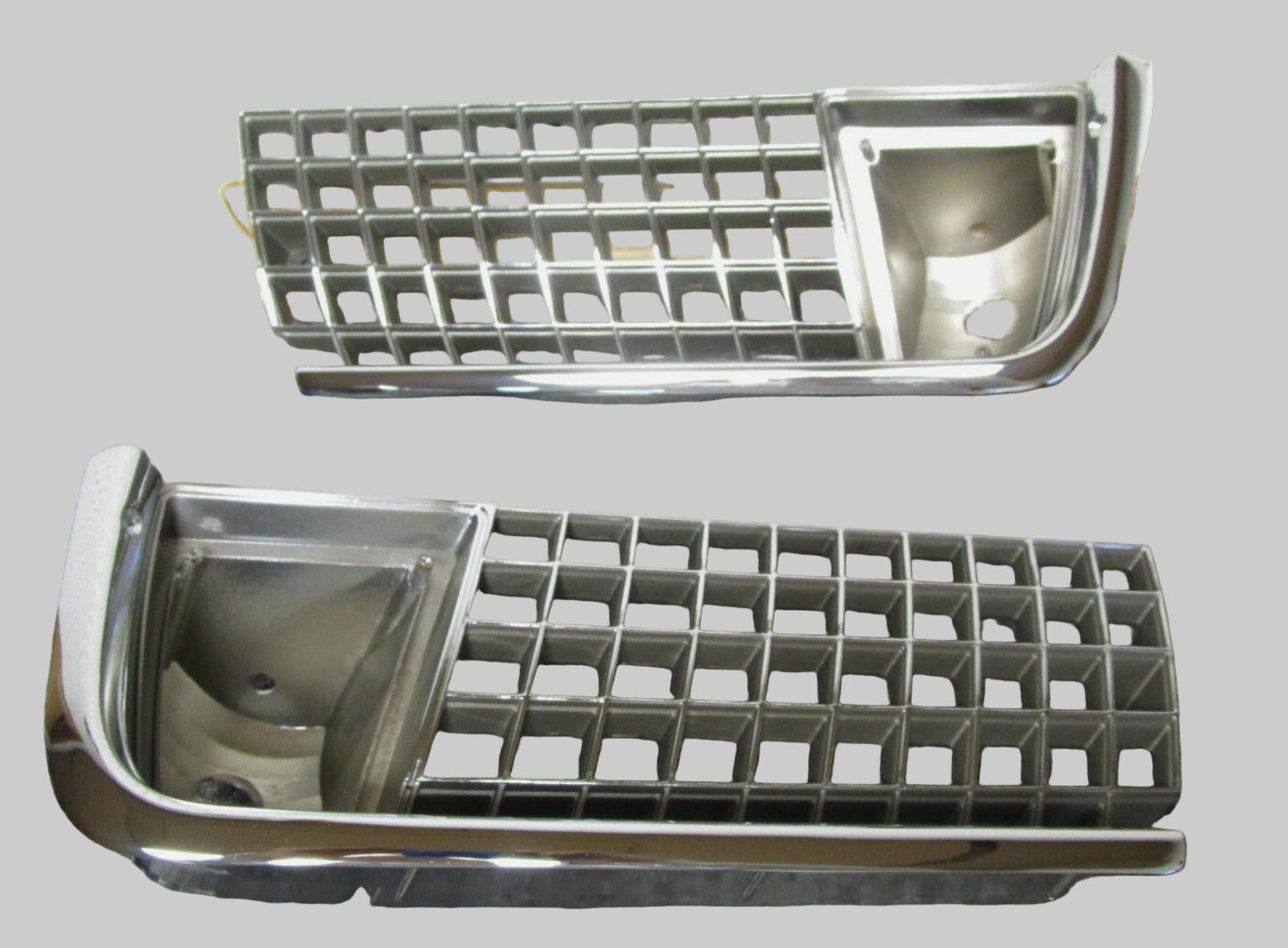 1970 corvette Die Cast Triple Chrome Plated Front Grilles (Pair)