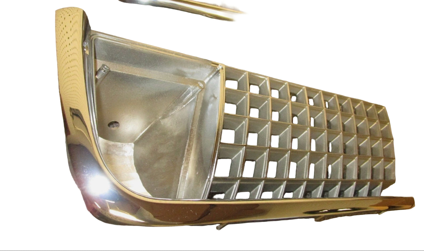 1970 corvette Die Cast Triple Chrome Plated Front Grilles (Pair)